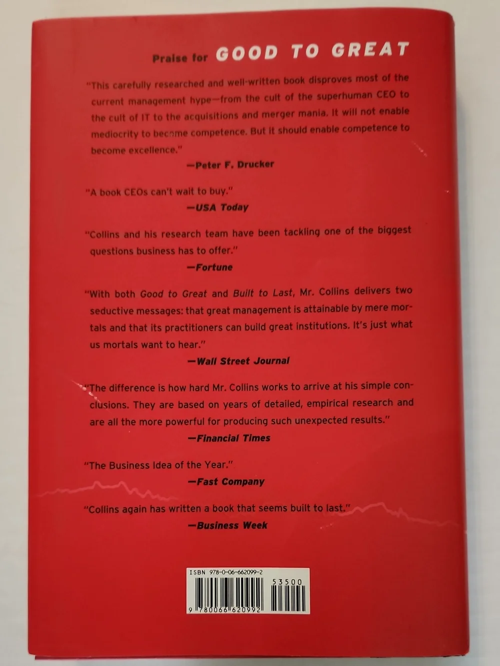 Good to Great Hardcover Book - By Jim Collins